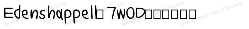 Edenshappell-7w0D字体转换