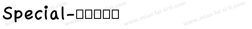 Special字体转换