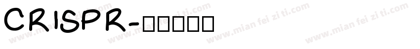 CRISPR字体转换