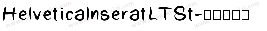 HelveticalnseratLTSt字体转换
