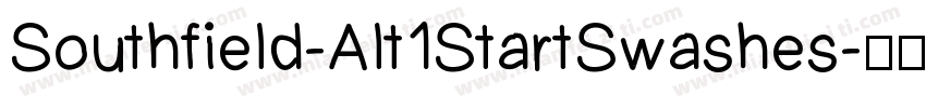 Southfield-Alt1StartSwashes字体转换