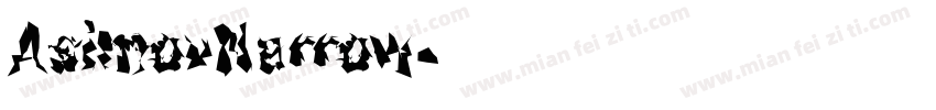 AsimovNarrow字体转换
