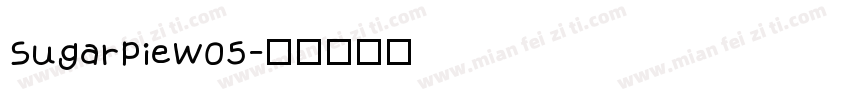 SugarPieW05字体转换