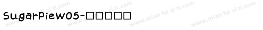 SugarPieW05字体转换