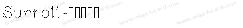 Sunroll字体转换