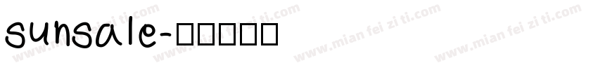 sunsale字体转换