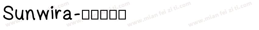 Sunwira字体转换