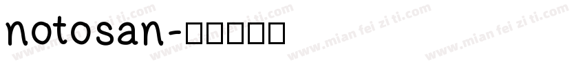notosan字体转换