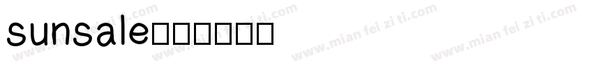 sunsale字体转换