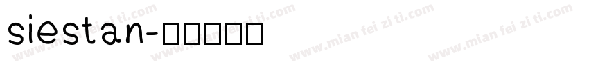 siestan字体转换