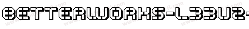 Betterworks-L33VZ字体转换