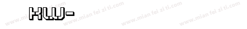 华仪中黑kw字体转换