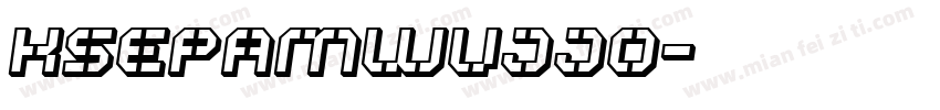 KSEPAMWUJJ0字体转换