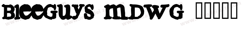 BleeGuys-mDwG字体转换