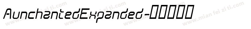 AunchantedExpanded字体转换