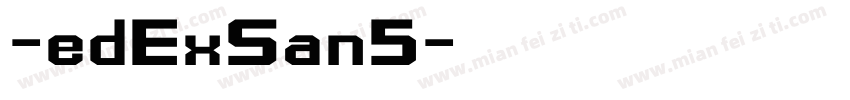 -edExSan5字体转换