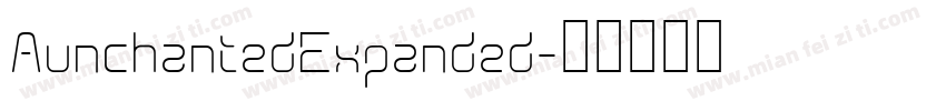 AunchantedExpanded字体转换
