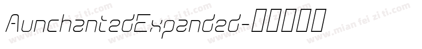 AunchantedExpanded字体转换