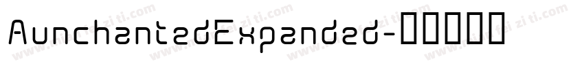 AunchantedExpanded字体转换