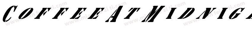 CoffeeAtMidnightDemo-wA4z字体转换