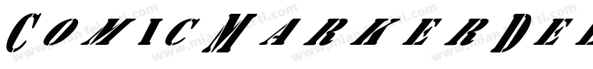 ComicMarkerDeluxe-v4Z4字体转换