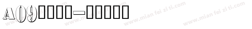 a09字体下载字体转换
