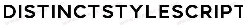 DistinctStyleScript字体转换