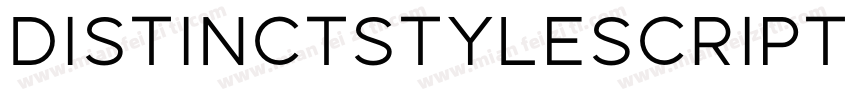 DistinctStyleScript字体转换