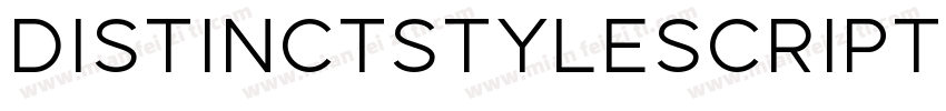 DistinctStyleScript字体转换