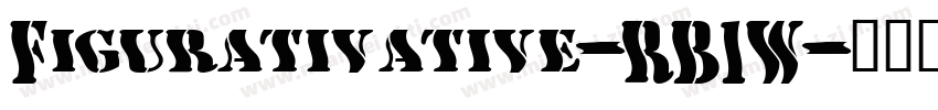 Figurativative-RB1W字体转换