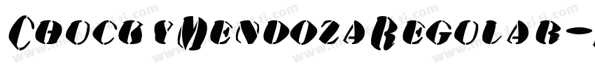ChuckyMendozaRegular-ARyD字体转换