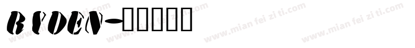 RYDEN字体转换