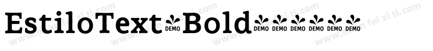EstiloText-Bold字体转换
