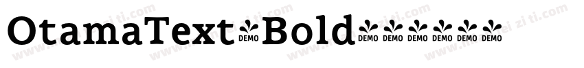 OtamaText-Bold字体转换