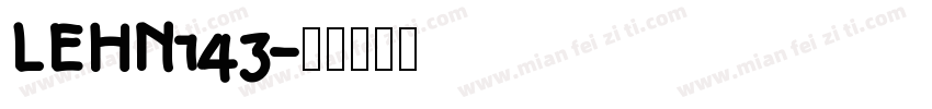LEHN143字体转换