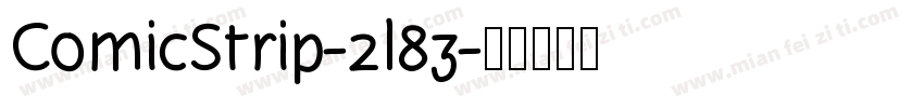ComicStrip-2l83字体转换
