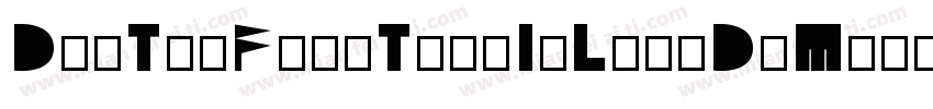 DjbTheFontThatIsLiz-D8Md字体转换