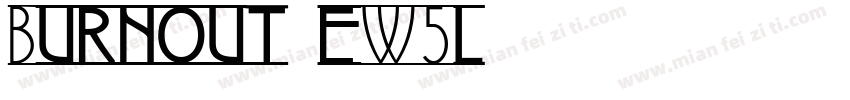 Burnout-eW5l字体转换