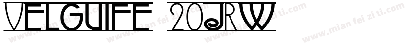 Velguife-2OjRw字体转换