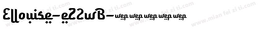 Ellouise-eZ2wB字体转换