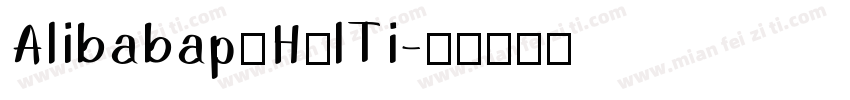 AlibabapuHulTi字体转换