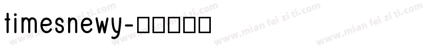 timesnewy字体转换
