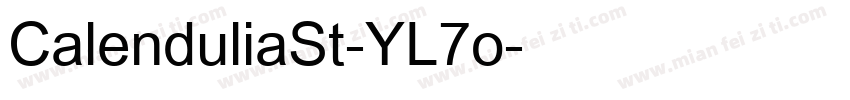 CalenduliaSt-YL7o字体转换