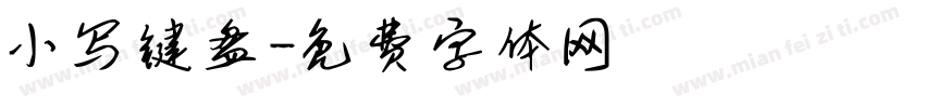小写键盘字体转换