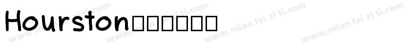 Hourston字体转换