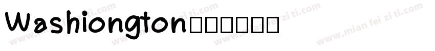 Washiongton字体转换