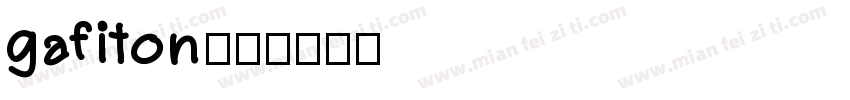 gafiton字体转换