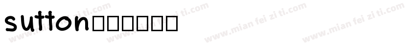 sutton字体转换