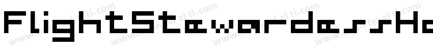 FlightStewardessHollow-2R5X字体转换