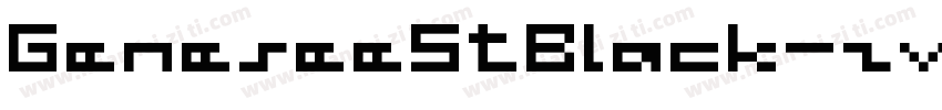GeneseeStBlack-zv5X字体转换